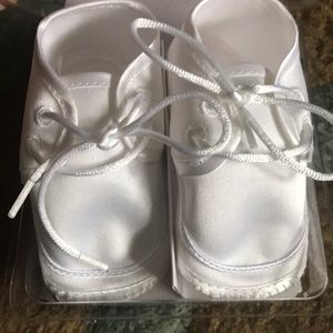 Newborn christening shoes